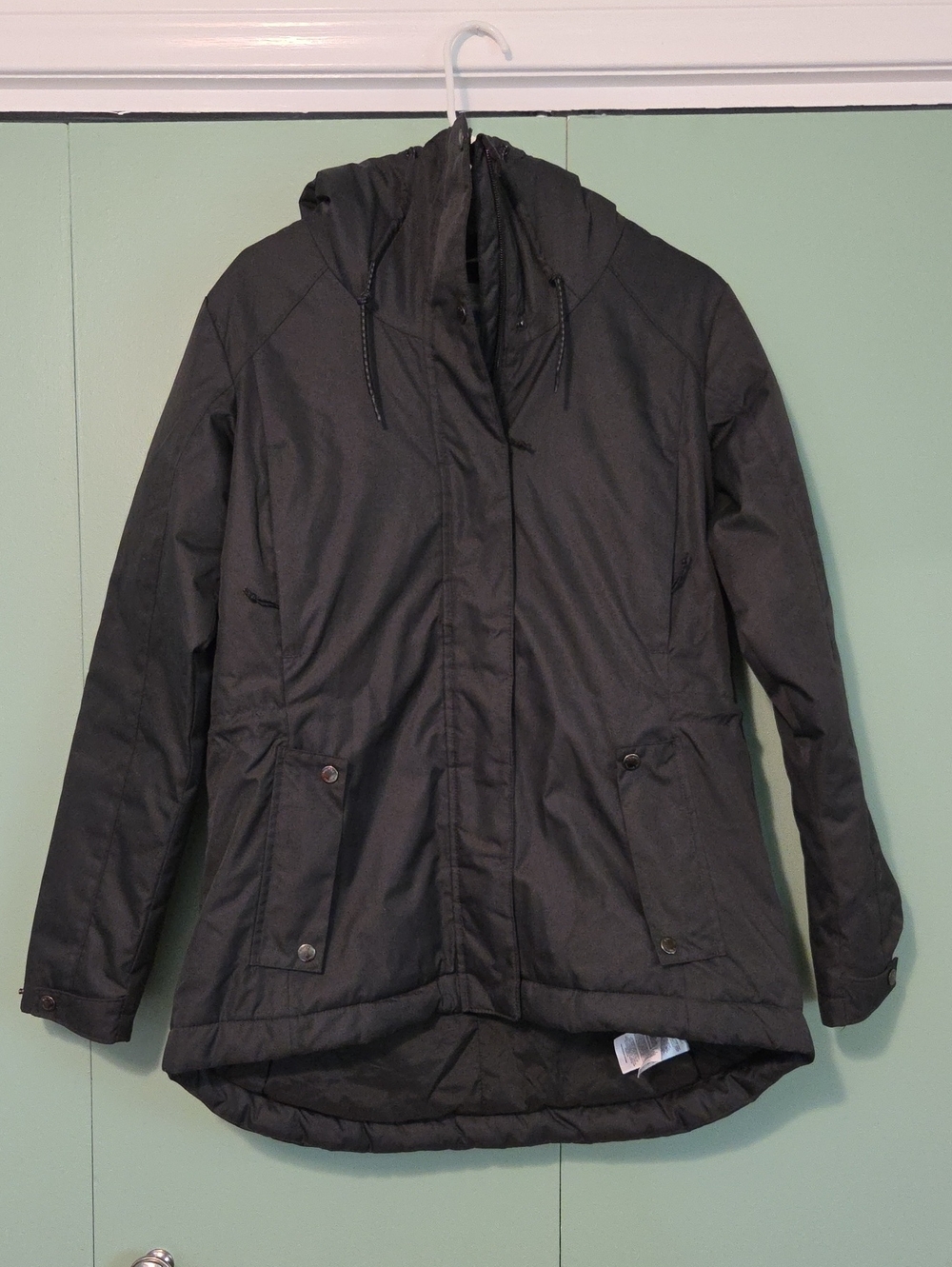 Columbia Women’s Black Hooded Winter Coat Size Medium